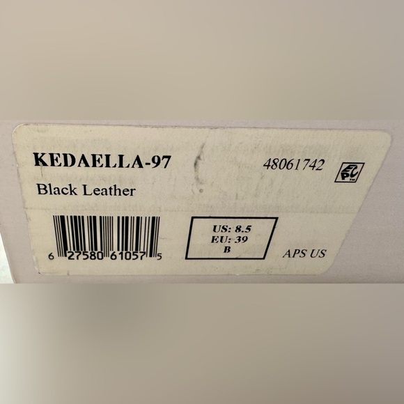 Aldo “Kedaella” Black Leather Studded Strappy Boots Size 8.5 - Picture 8 of 8